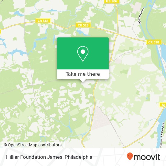 Hillier Foundation James map