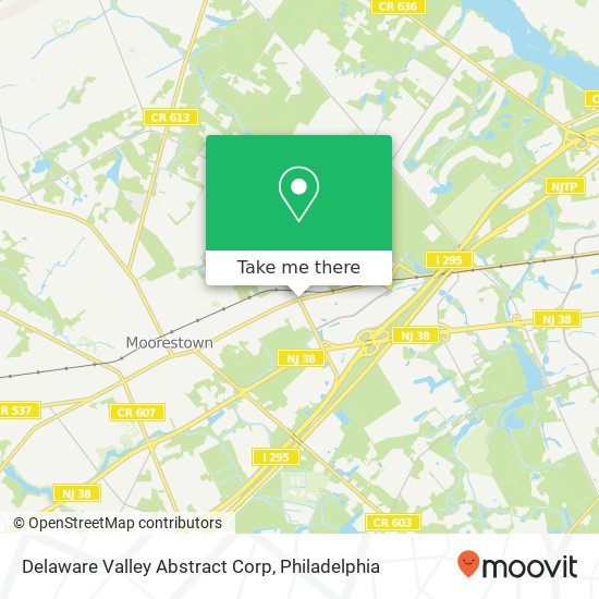 Delaware Valley Abstract Corp map