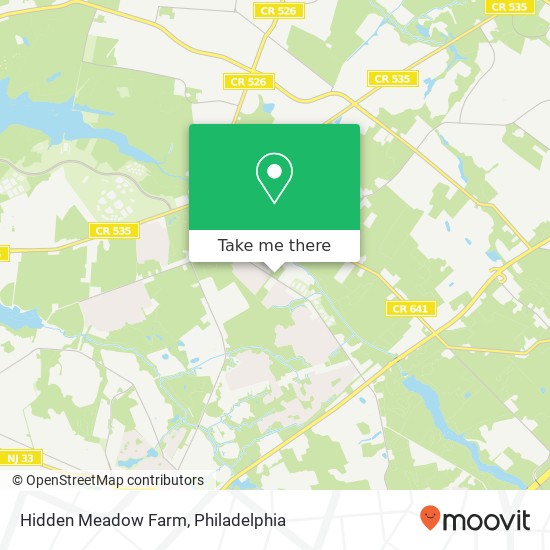 Mapa de Hidden Meadow Farm