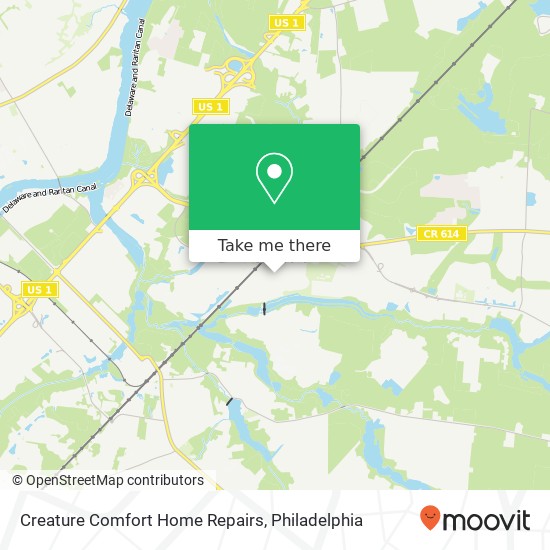 Mapa de Creature Comfort Home Repairs