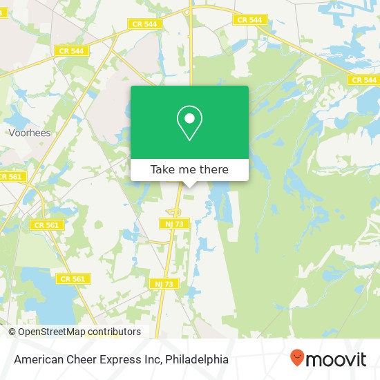 Mapa de American Cheer Express Inc