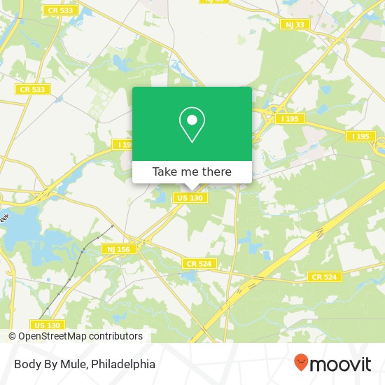 Body By Mule map