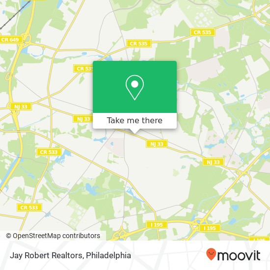 Jay Robert Realtors map