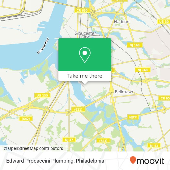 Mapa de Edward Procaccini Plumbing