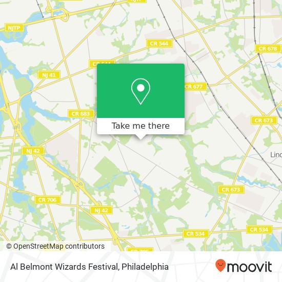 Al Belmont Wizards Festival map