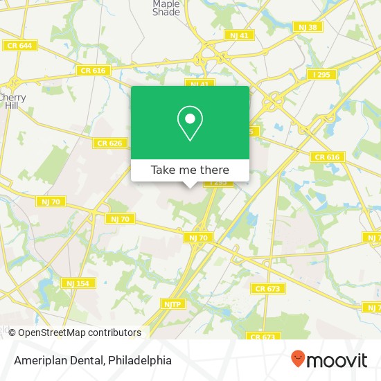 Ameriplan Dental map