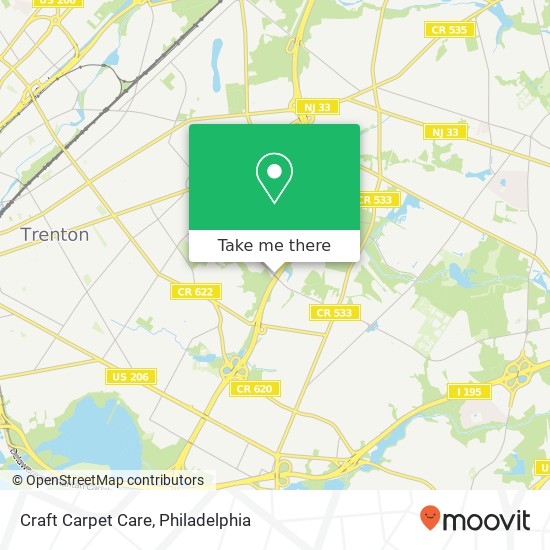 Craft Carpet Care map
