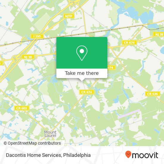 Dacontis Home Services map