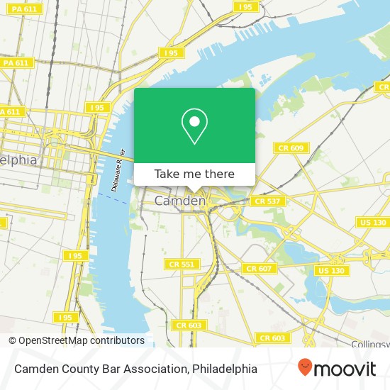 Camden County Bar Association map