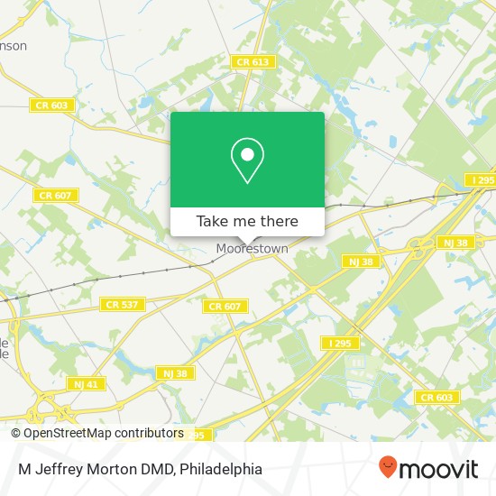 M Jeffrey Morton DMD map