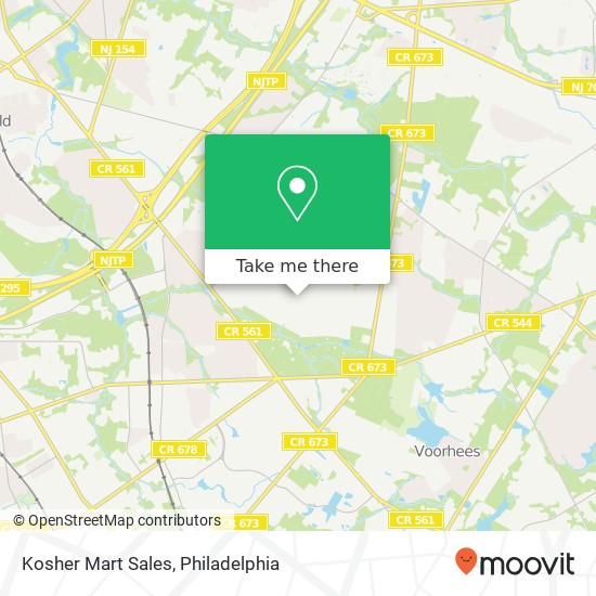 Mapa de Kosher Mart Sales