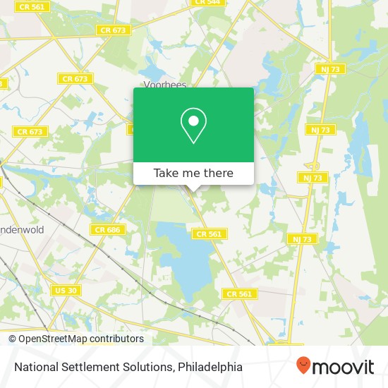 Mapa de National Settlement Solutions