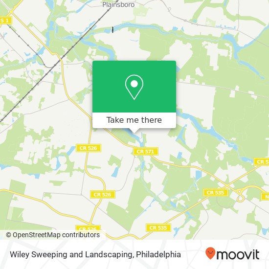 Wiley Sweeping and Landscaping map