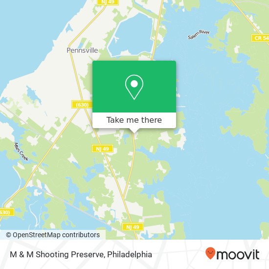 Mapa de M & M Shooting Preserve