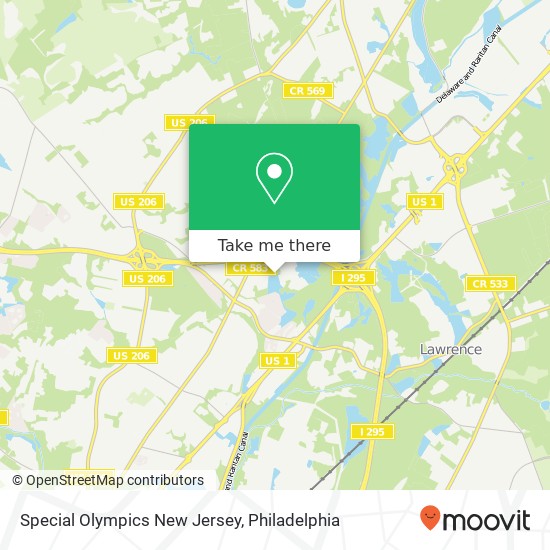 Mapa de Special Olympics New Jersey
