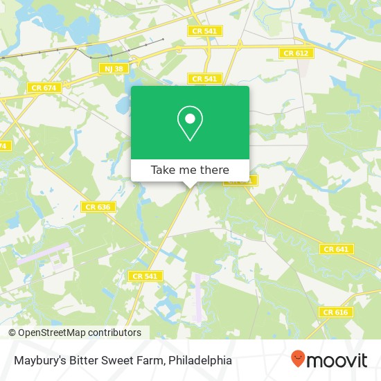 Mapa de Maybury's Bitter Sweet Farm