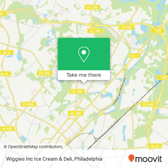 Wiggies Inc Ice Cream & Deli map