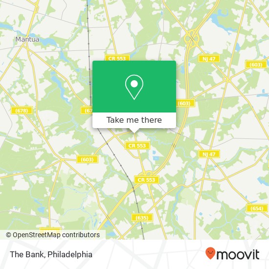 The Bank map