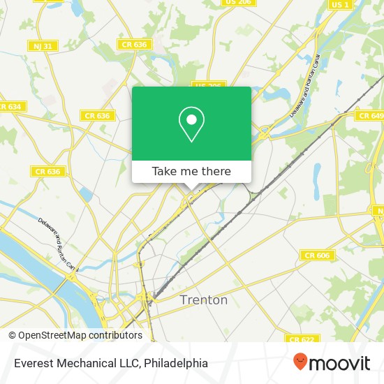 Mapa de Everest Mechanical LLC