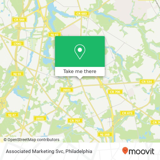 Associated Marketing Svc map