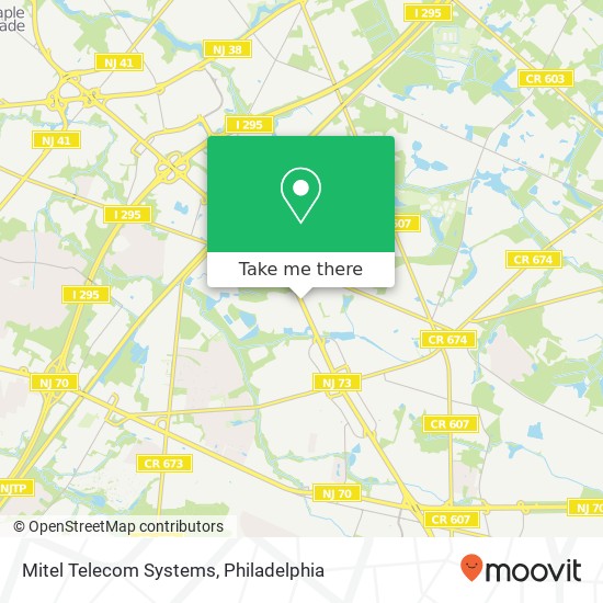 Mitel Telecom Systems map