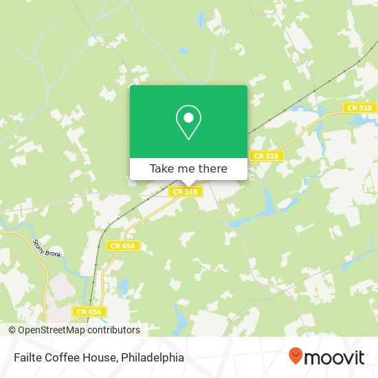 Failte Coffee House map