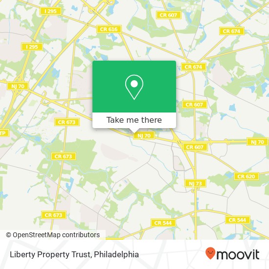 Liberty Property Trust map