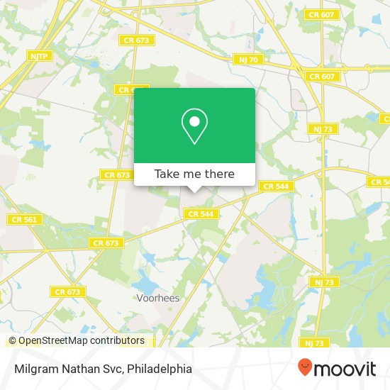 Milgram Nathan Svc map