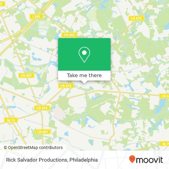 Rick Salvador Productions map