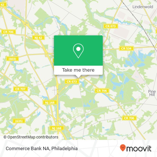 Commerce Bank NA map