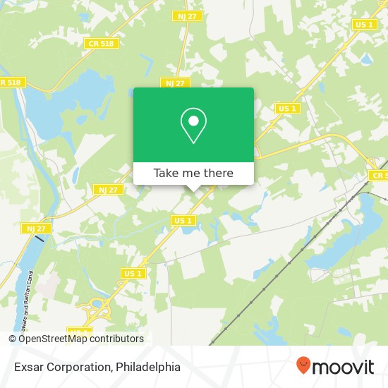 Exsar Corporation map