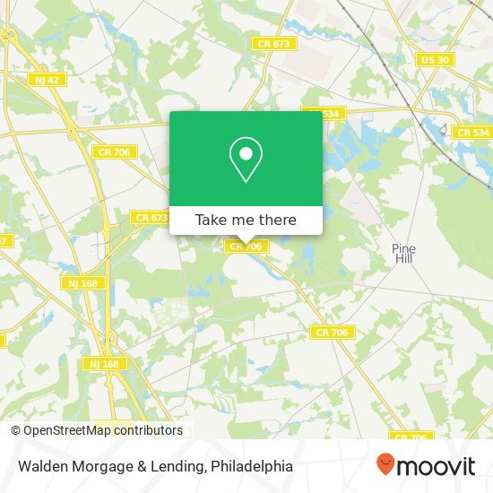 Walden Morgage & Lending map