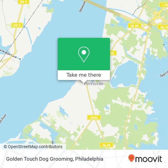 Golden Touch Dog Grooming map