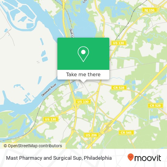 Mapa de Mast Pharmacy and Surgical Sup
