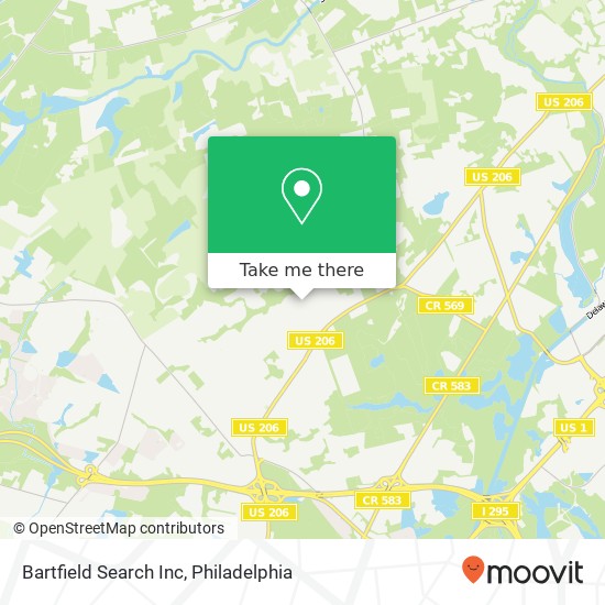 Mapa de Bartfield Search Inc