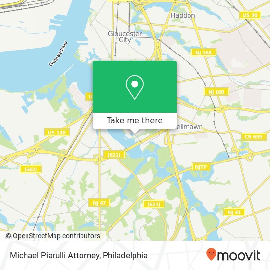 Mapa de Michael Piarulli Attorney