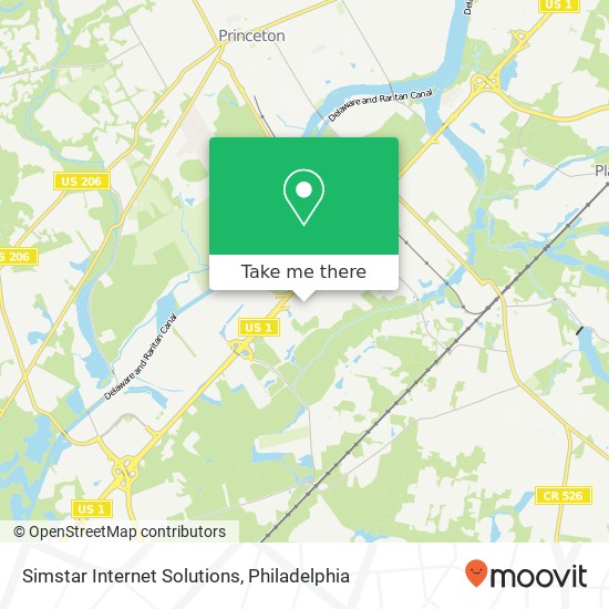 Mapa de Simstar Internet Solutions