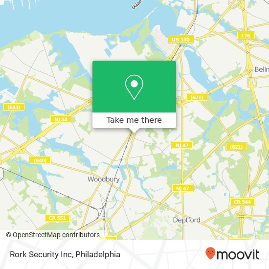 Rork Security Inc map