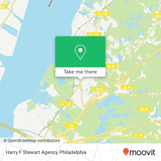 Harry F Stewart Agency map