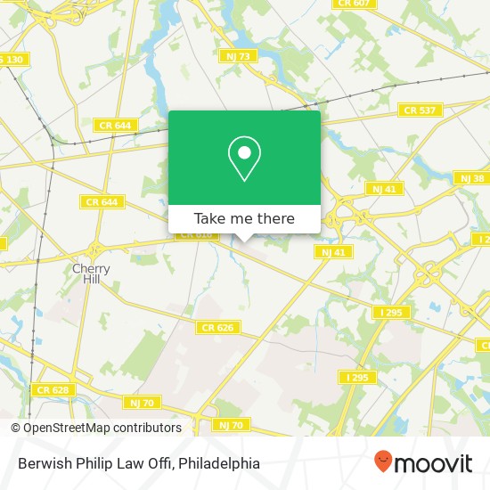 Berwish Philip Law Offi map