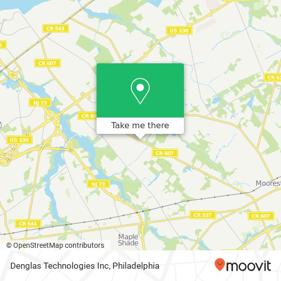 Mapa de Denglas Technologies Inc
