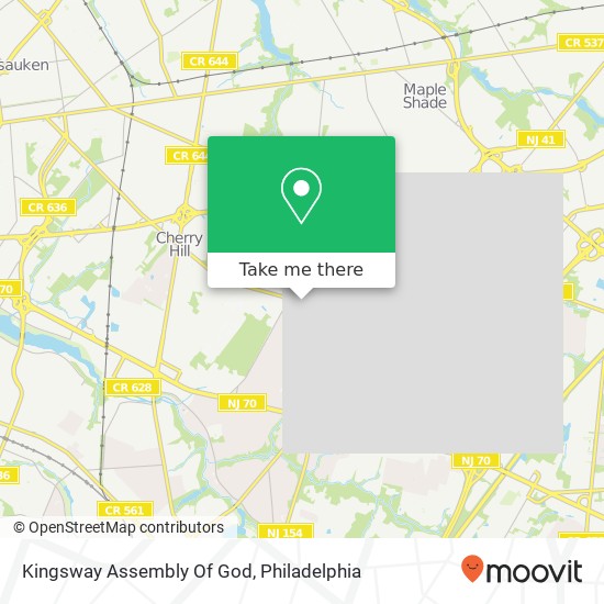 Mapa de Kingsway Assembly Of God