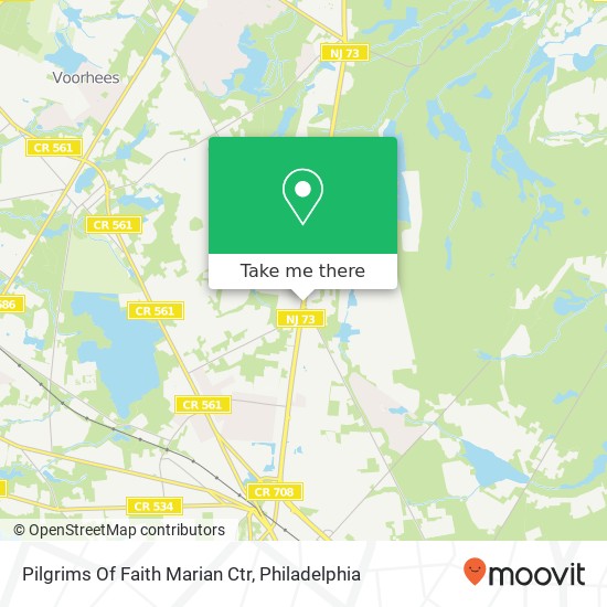 Pilgrims Of Faith Marian Ctr map