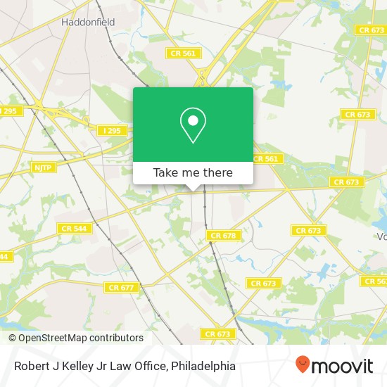 Robert J Kelley Jr Law Office map