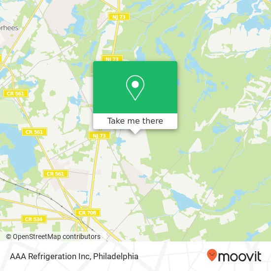 AAA Refrigeration Inc map
