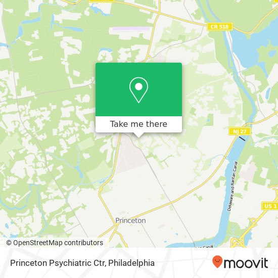 Princeton Psychiatric Ctr map