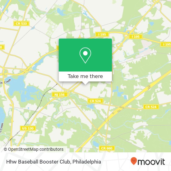 Hhw Baseball Booster Club map