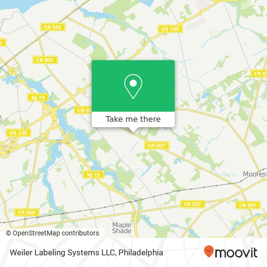 Weiler Labeling Systems LLC map