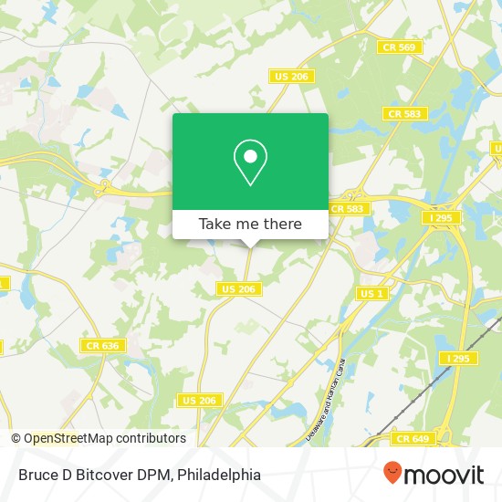 Bruce D Bitcover DPM map
