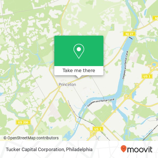 Tucker Capital Corporation map